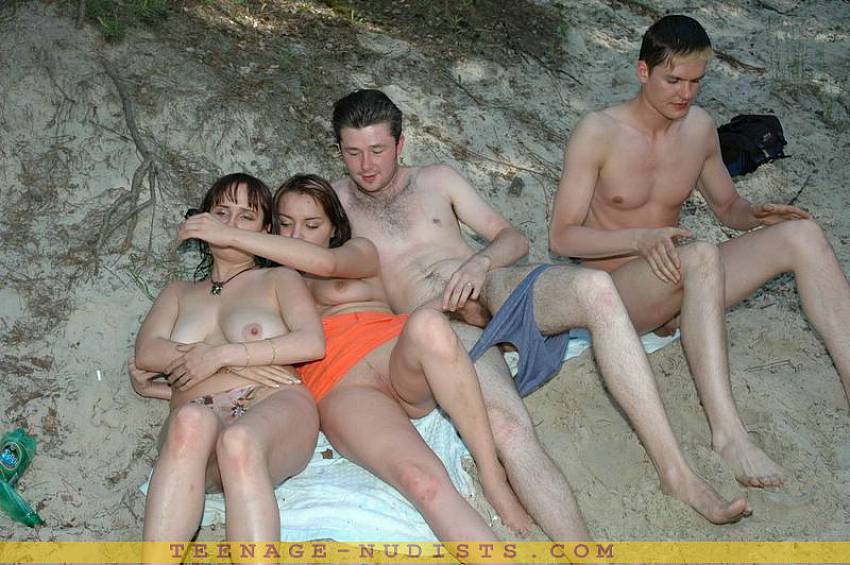 oral Nude sex voyeur beach