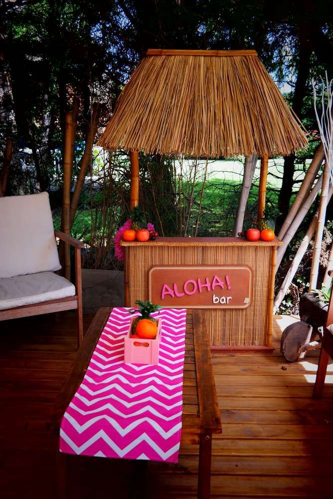 a adults Planning luau for