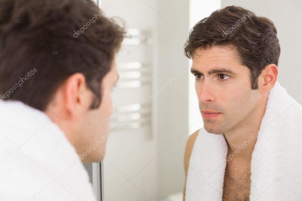 self Bathroom mirror