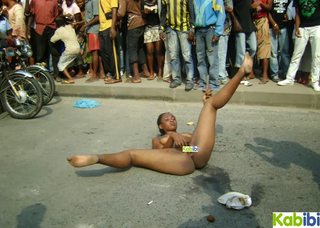 Woman Stripped Naked In Nigeria.
