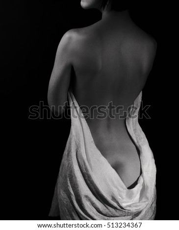 woman artistic Black nudes white and