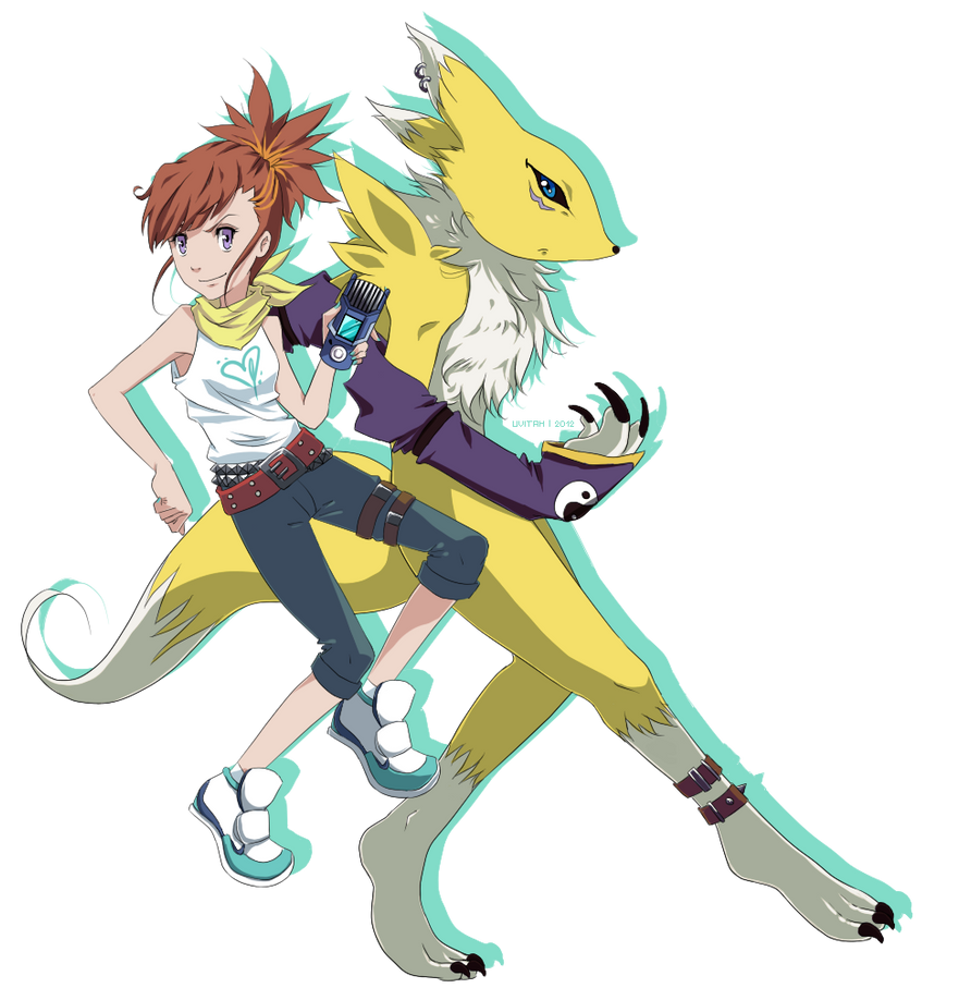 rika Digimon renamon and