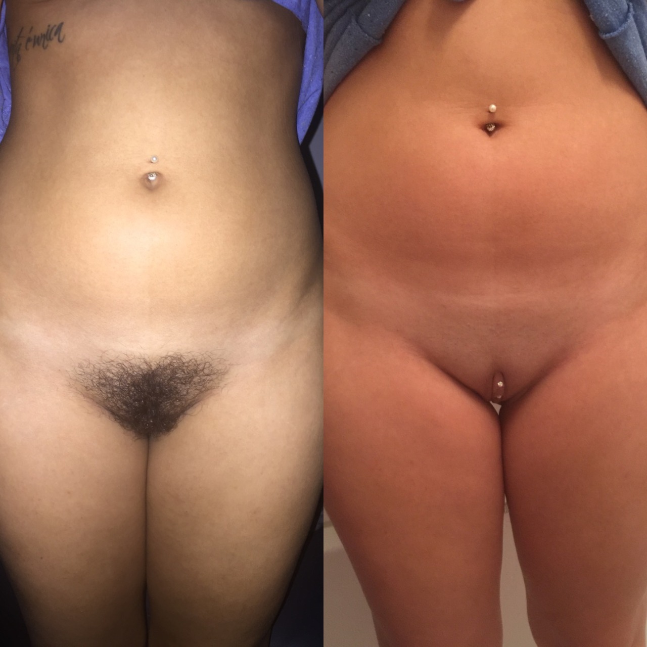 Photo For Nothing Hairy Vagina Before And After Sha