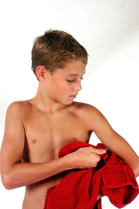 naked Florian boy model