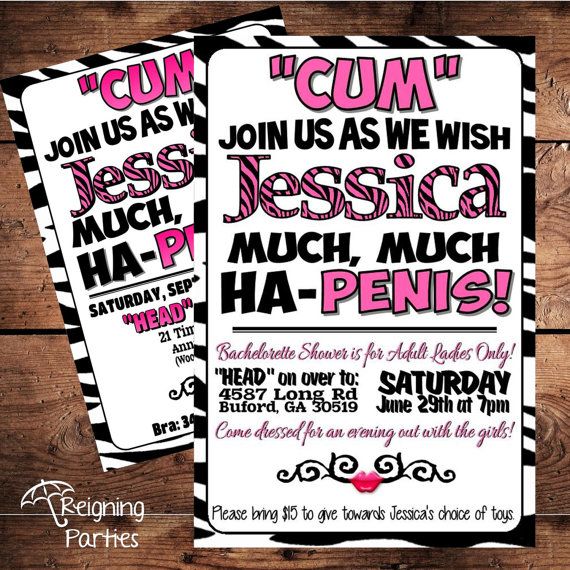 invites Adult party