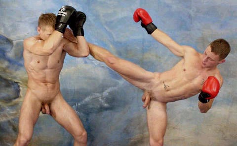 men fighting Nude