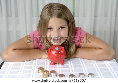 girls counting money Hot