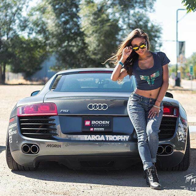 sexy Audi on r8 cars girls
