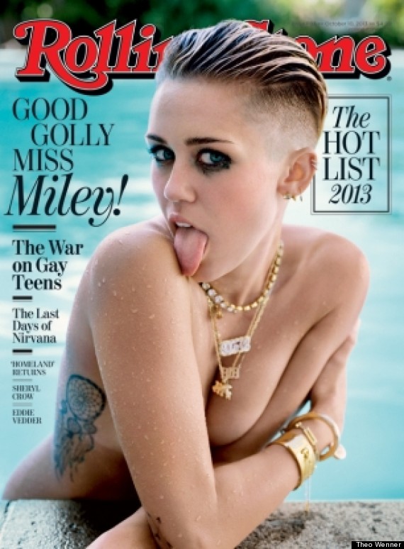 nude interview magazine Miley cyrus