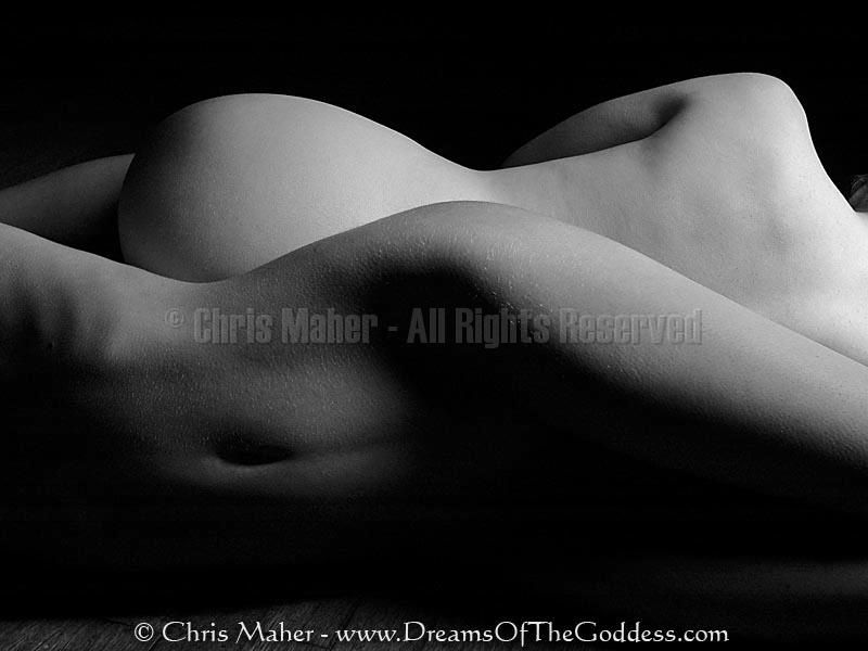 nudes Black woman and white artistic