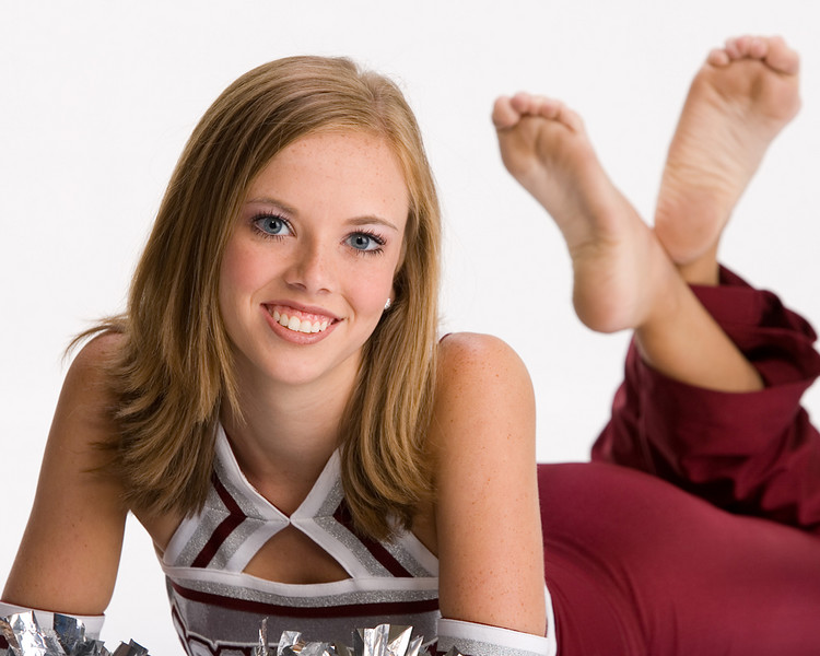 feet girls High bare teen school