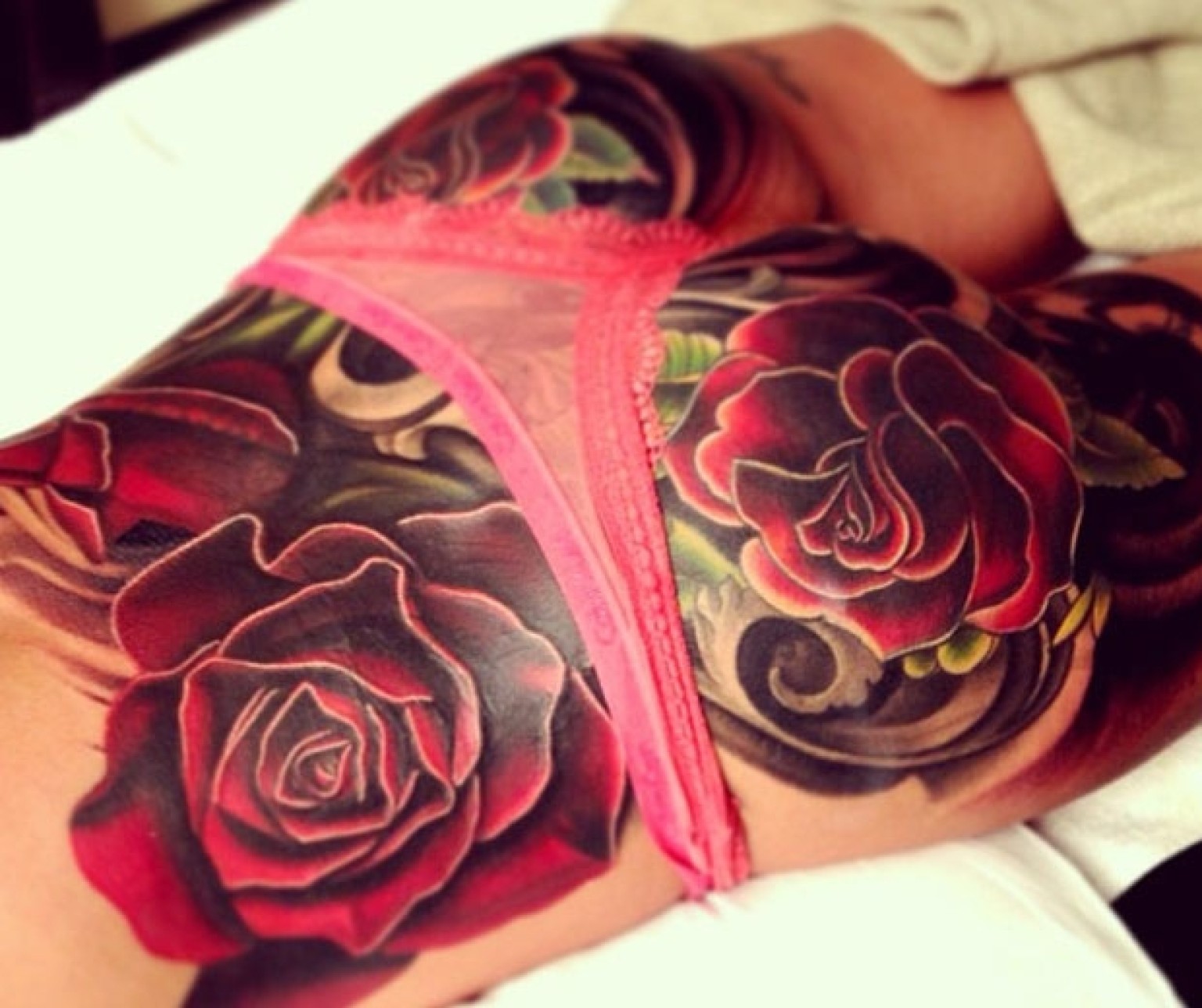 ass tattoo Cheryl cole