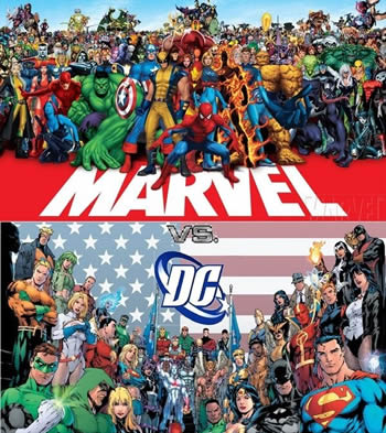 comics Marvel vs dc
