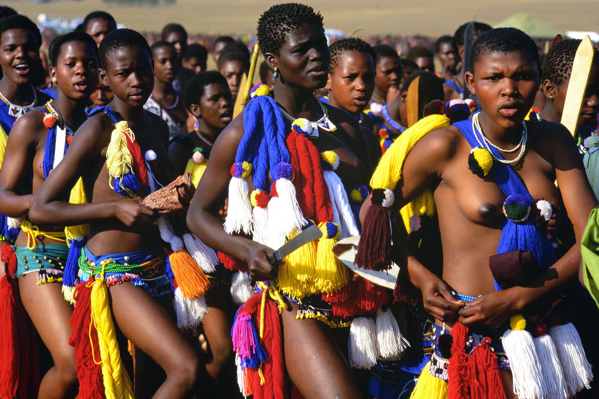 reed dance girls Zulu