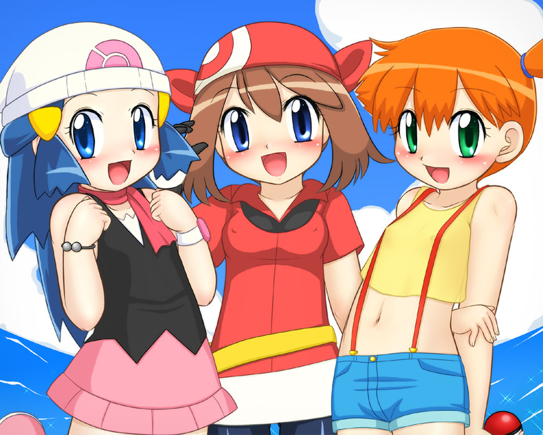 naked misty pokemon may and dawn