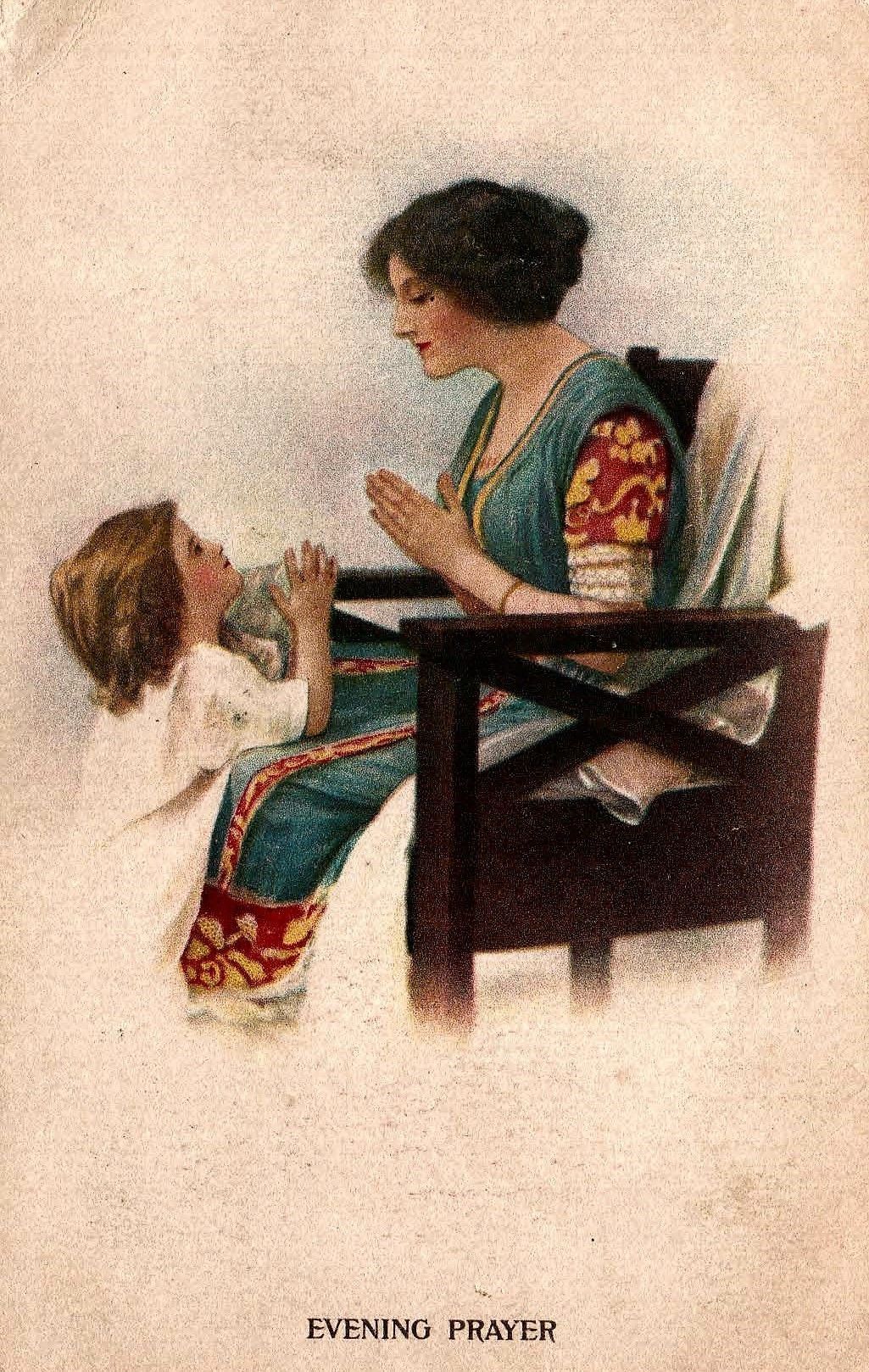 praying mother Vintage