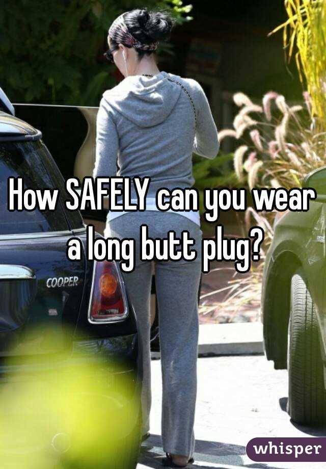 butt plug girl Public