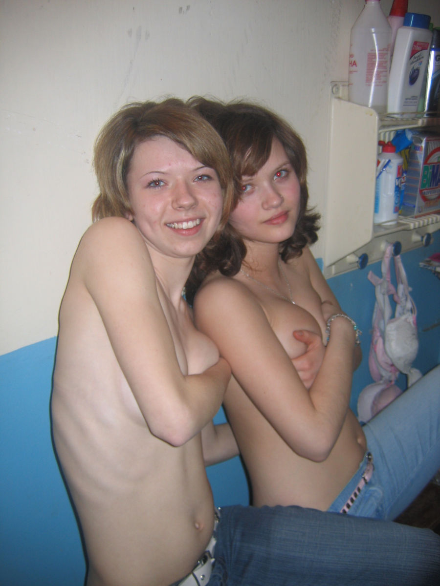 touching Naked each other girls