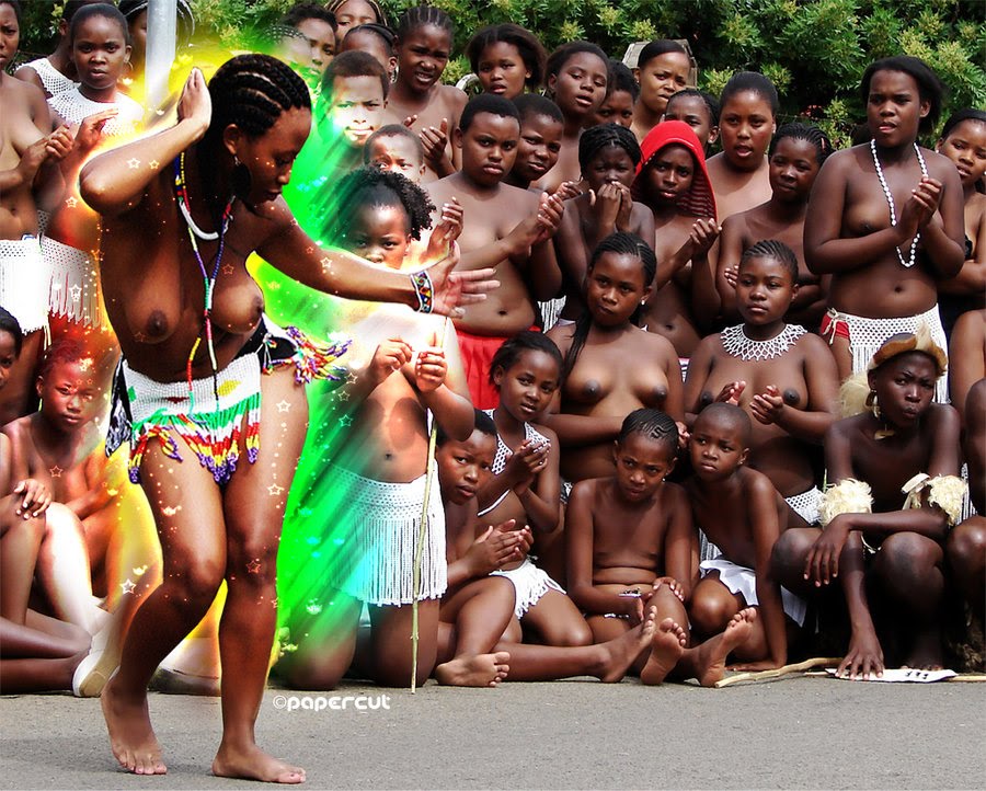 reed girls Zulu dance