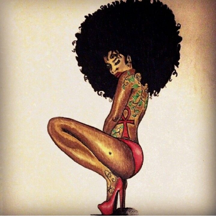 nude african american women Black art
