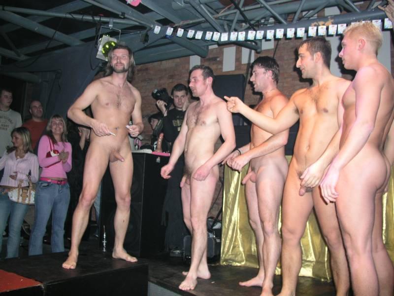 women Male strip show for