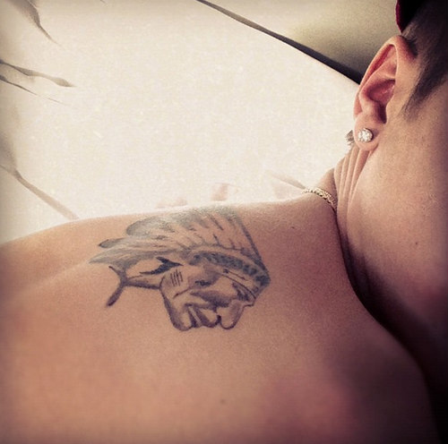 tattoo indian Justin bieber